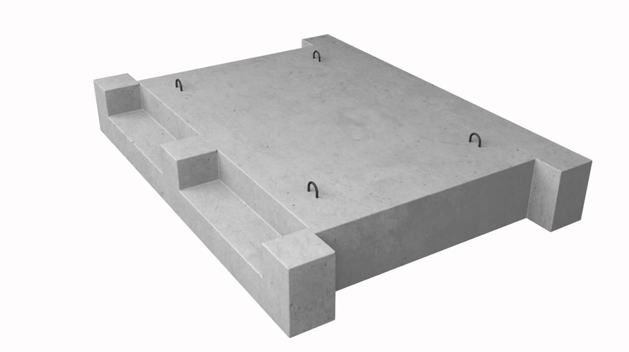 Площадки лестничные железобетонные Лестничная площадка ЛП-2